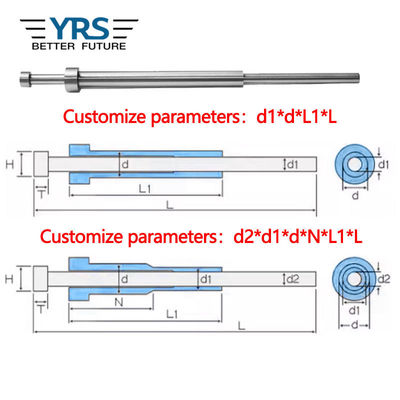 SKD61 곰팡이 발사기 수갑 밀어 튜브 비 표준 맞춤 파이프 수갑 홀스 핀은 플라스틱 주사 주사기에 적합합니다 곰팡이